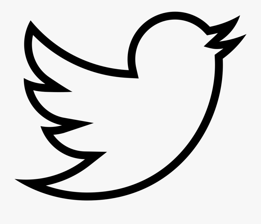 Twitter Symbol Png - Twitter Logo Blue Outline, Transparent Clipart