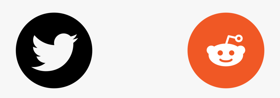Twitter Vs Reddit, Transparent Clipart