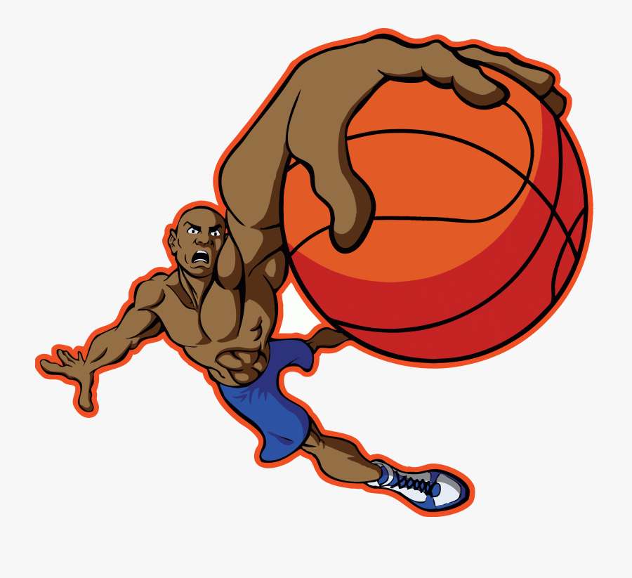 Basketball Free Cartoon Cliparts Clip Art Intended - Cartoon Basketball Player Transparent, Transparent Clipart