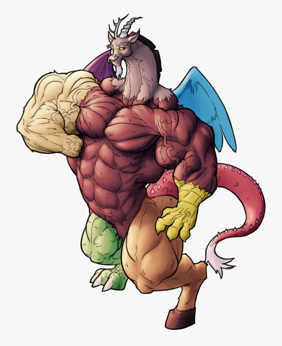 Furry, Buff, Colored, Deltscord, Discord, Fetish, Muscle - Discord Muscle, Transparent Clipart