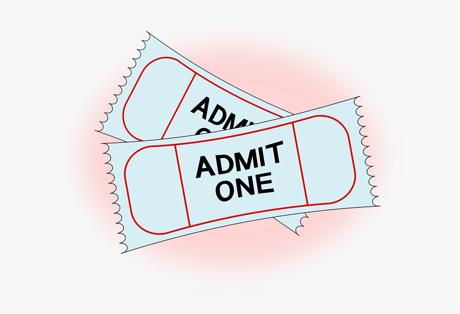 Pin Tickets Clip Art - Movie Tickets Clipart, Transparent Clipart