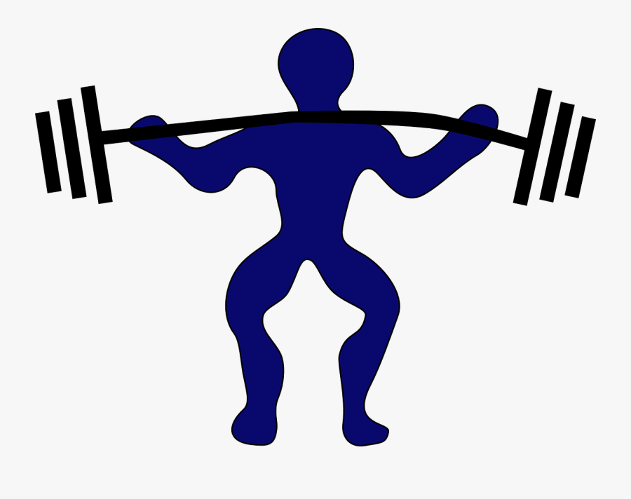 Weight Lifting Clip Art, Transparent Clipart
