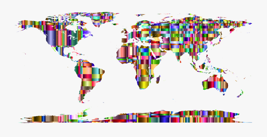 Art,area,text - World Map Blank Vector, Transparent Clipart