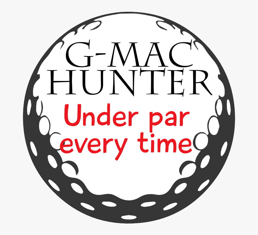 Golf Hunter Decal - Circle, Transparent Clipart