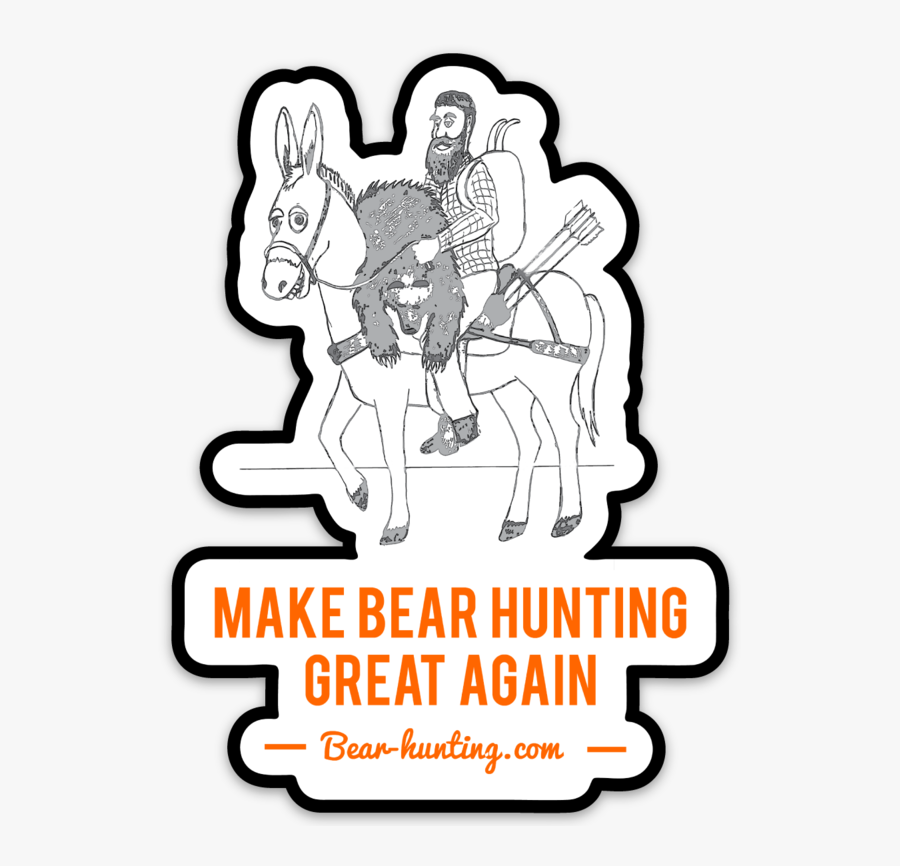 "mule Bear Hunter - Cartoon, Transparent Clipart