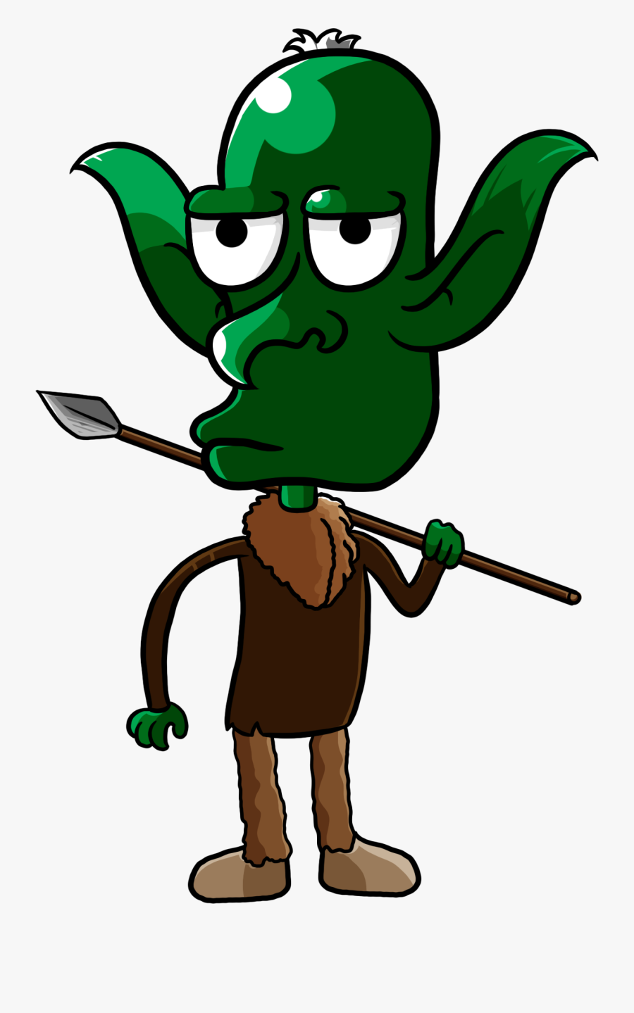 Roby The Organic Hunter/farmer - Cartoon, Transparent Clipart