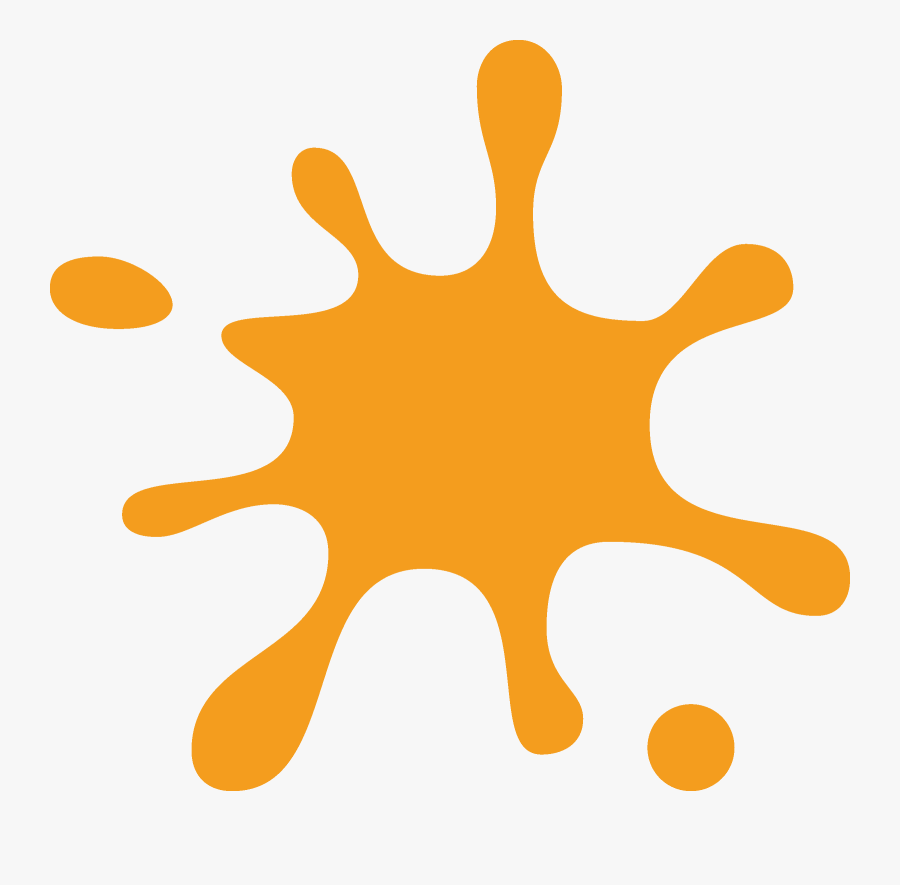 Transparent Splat Clipart - Clip Art Paint Splatters, Transparent Clipart
