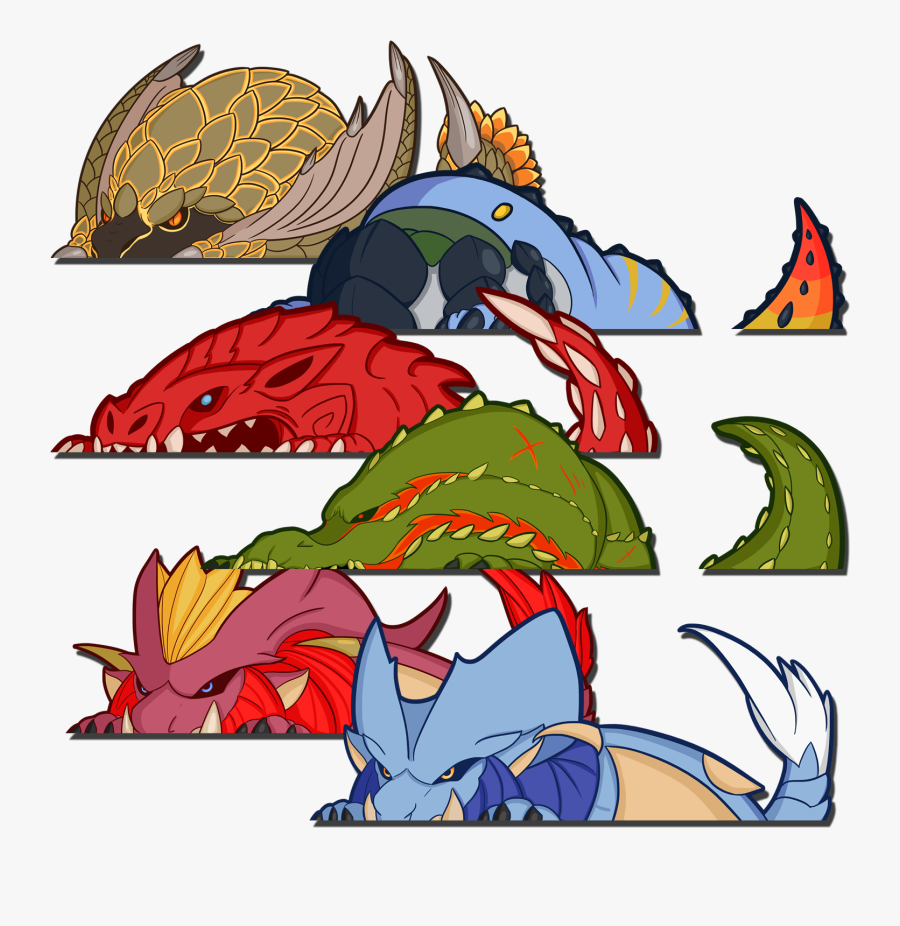 Image Of Monster Hunter Series 2 Peekers - Cartoon, Transparent Clipart