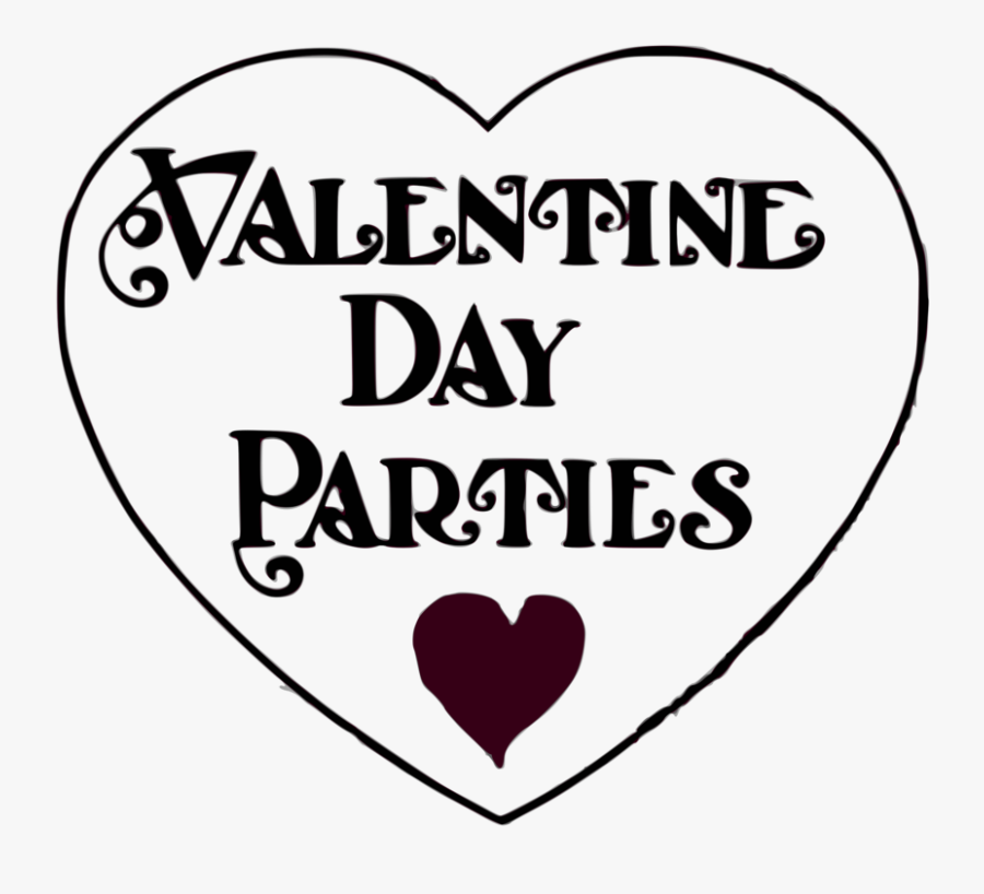 Valentine Day Parties - Valentine's Day Party Clipart, Transparent Clipart