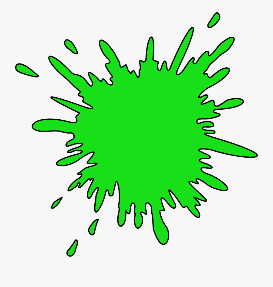 Splat, Green, Mess, Splashing, Style, Backdrop, Stain - Clipart Bubble Gum Pop, Transparent Clipart