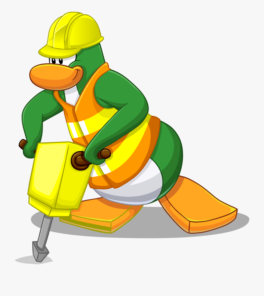 Club Penguin Wiki - Club Penguin Under Construction, Transparent Clipart