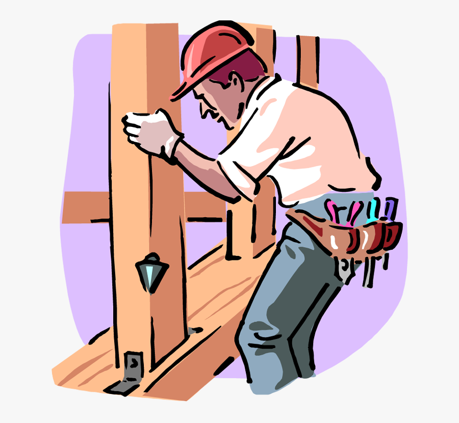Can I Be An Owner/builder For My Timber Frame House - Father Who Is Working Clipart, Transparent Clipart