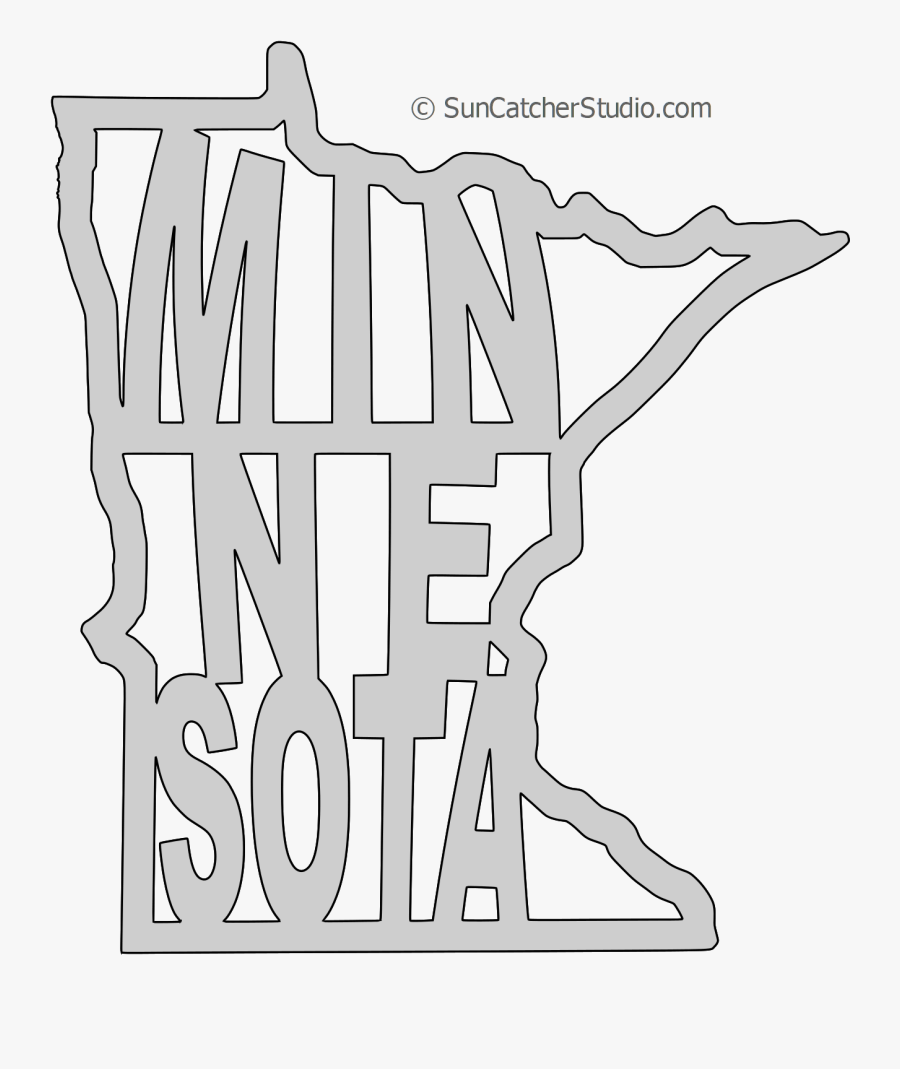 Outline Of Minnesota Png Free, Transparent Clipart