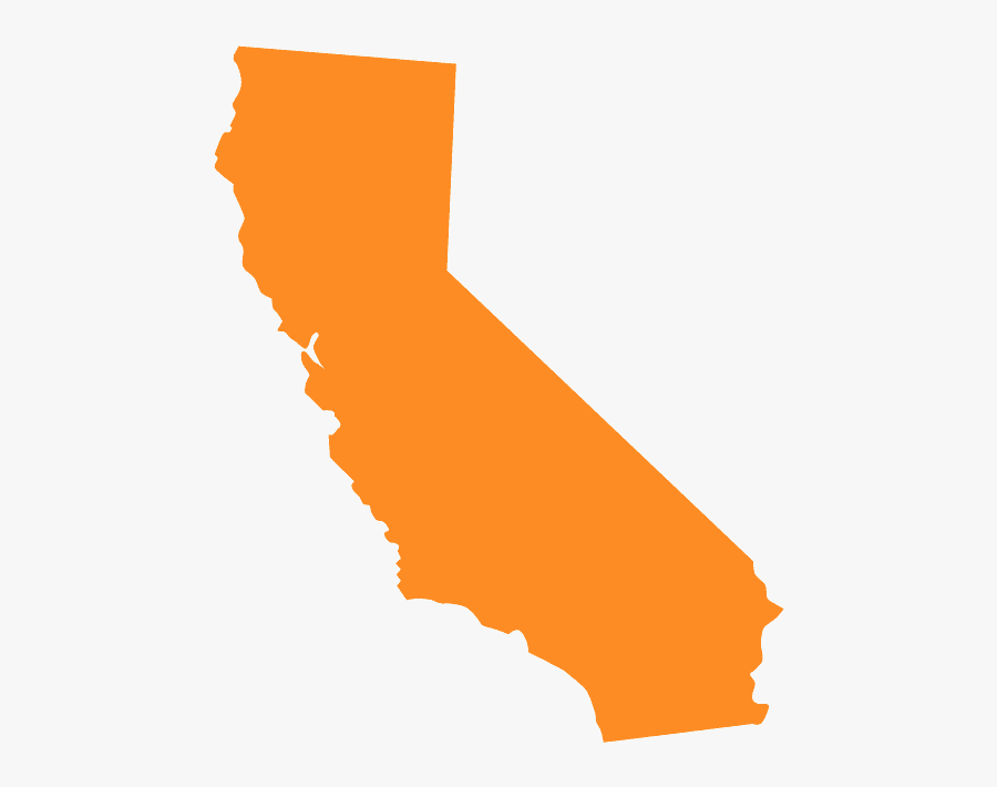 State Of California Silhouette, Transparent Clipart