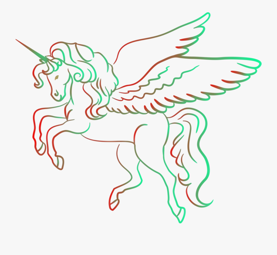 Line Art,art,organ - Colour Of Unicorn Drawing, Transparent Clipart