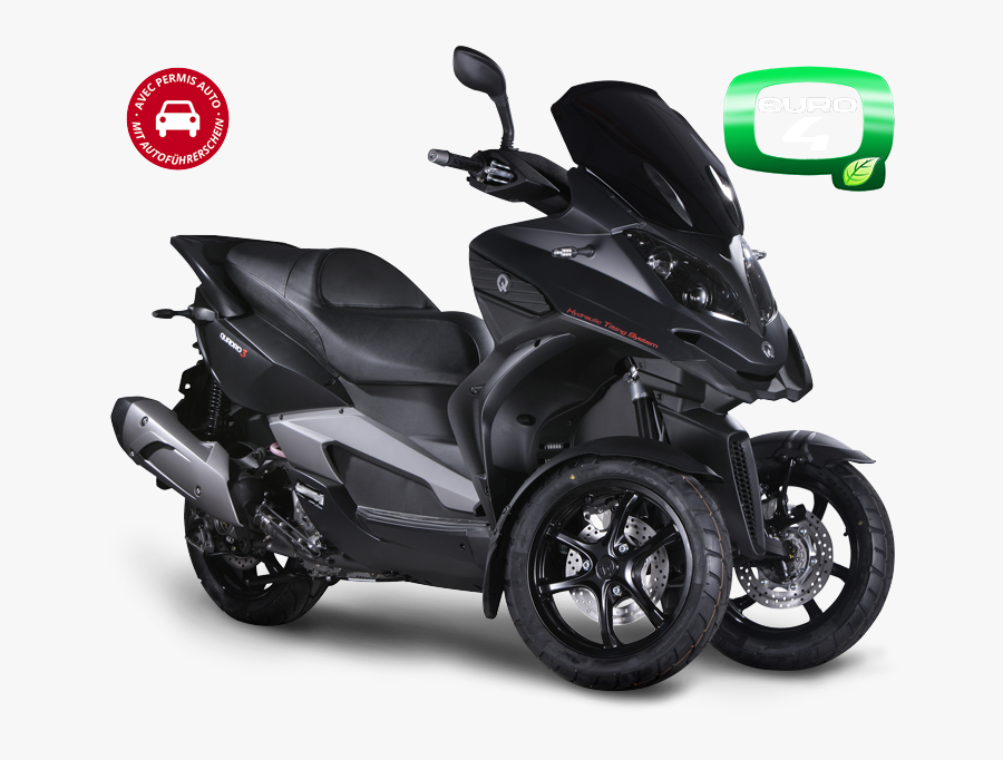 Scooter Car Electric Vehicle Wheel Motorcycle - Quadro 3 Wheel Scooter, Transparent Clipart