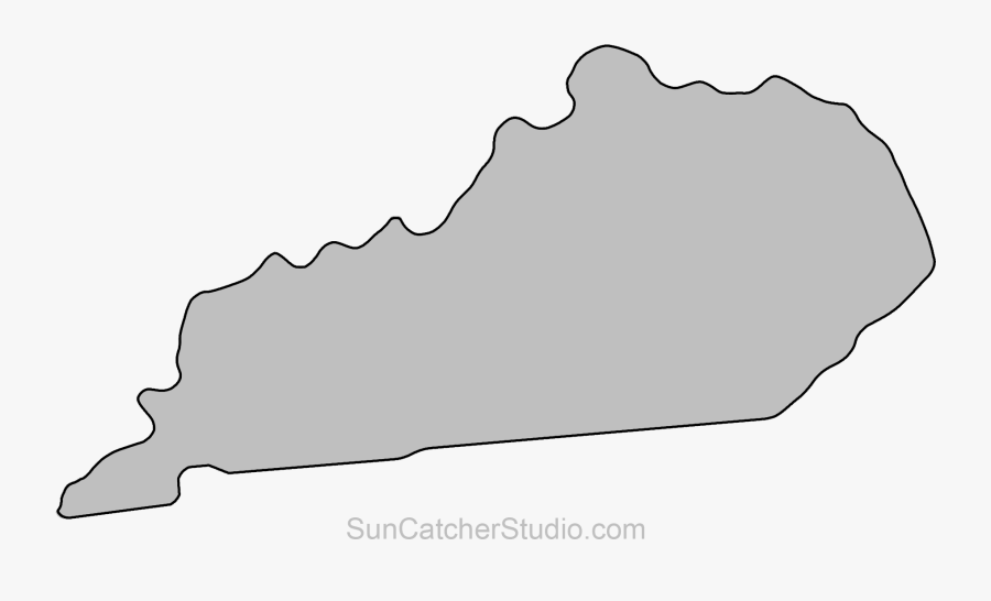 Outlines Clip Art Kentucky, Transparent Clipart