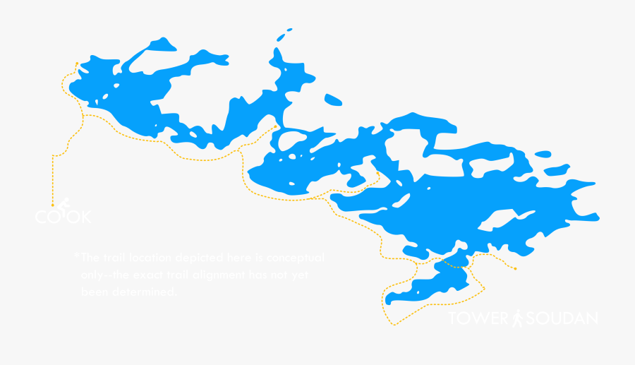 Lake Vermilion Trail Corridor Map - Lake Vermilion Niles Bay, Transparent Clipart