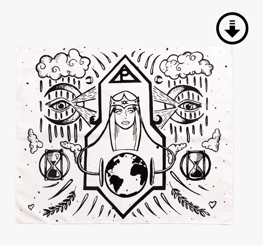 Poppy Shrine Tapestry, Transparent Clipart