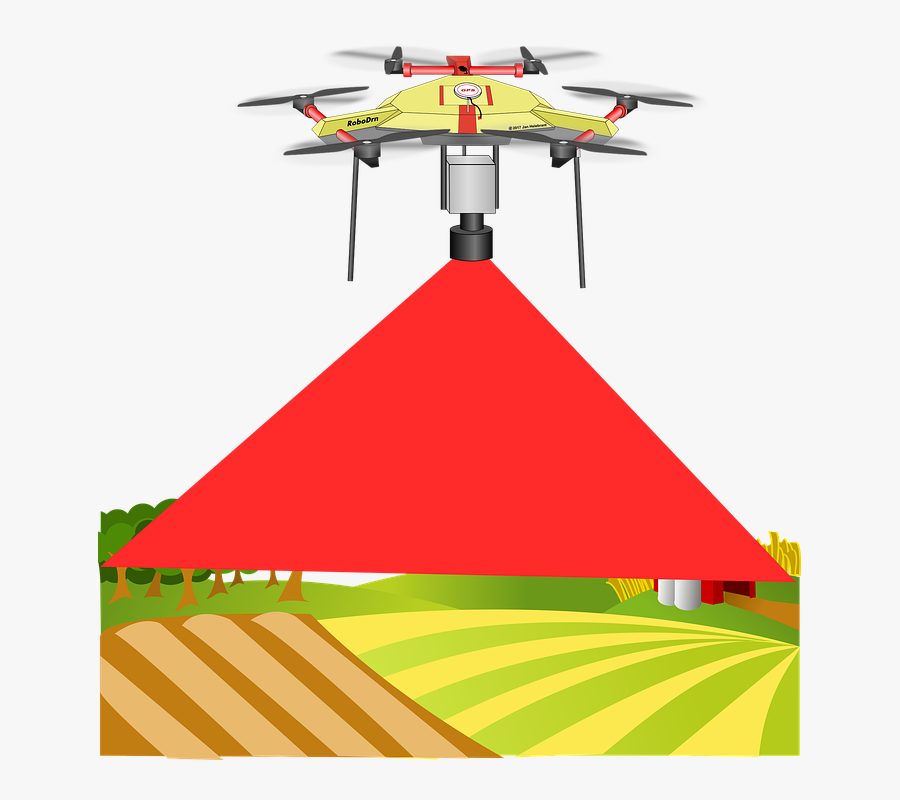 Drone, Remote, Air, Flight, Uav, Unmanned, Aerial - Clip Art Farm Land, Transparent Clipart