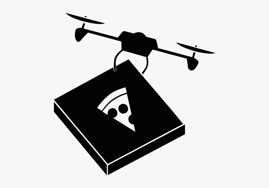 Picture Freeuse Stock Collection Of Free Efforced Clipart - Food Delivery Drone Icon, Transparent Clipart