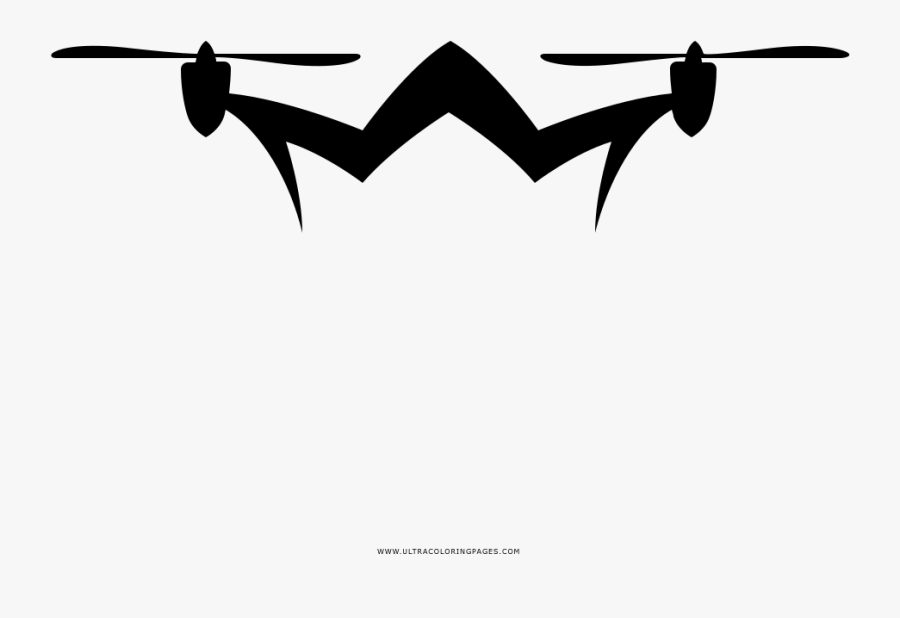 Drone Coloring Page - Drones Desenho, Transparent Clipart