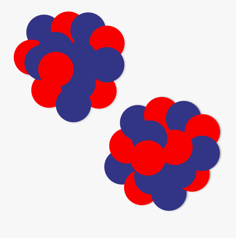 Atom, Atoms, Nuclear, Nucleotide, Proton, Neutron - Protons And Neutrons Png, Transparent Clipart