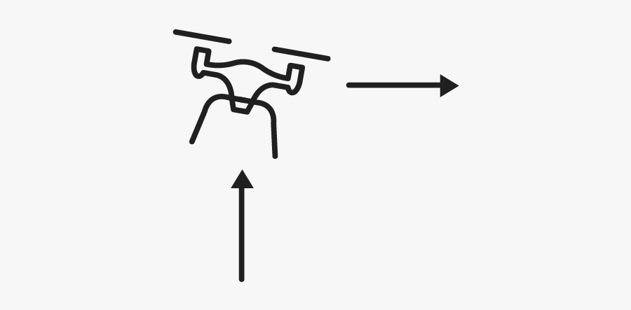 Diagram Of An Multi-rotor Remotely Piloted Aircraft - Digital Signal Processing Components, Transparent Clipart