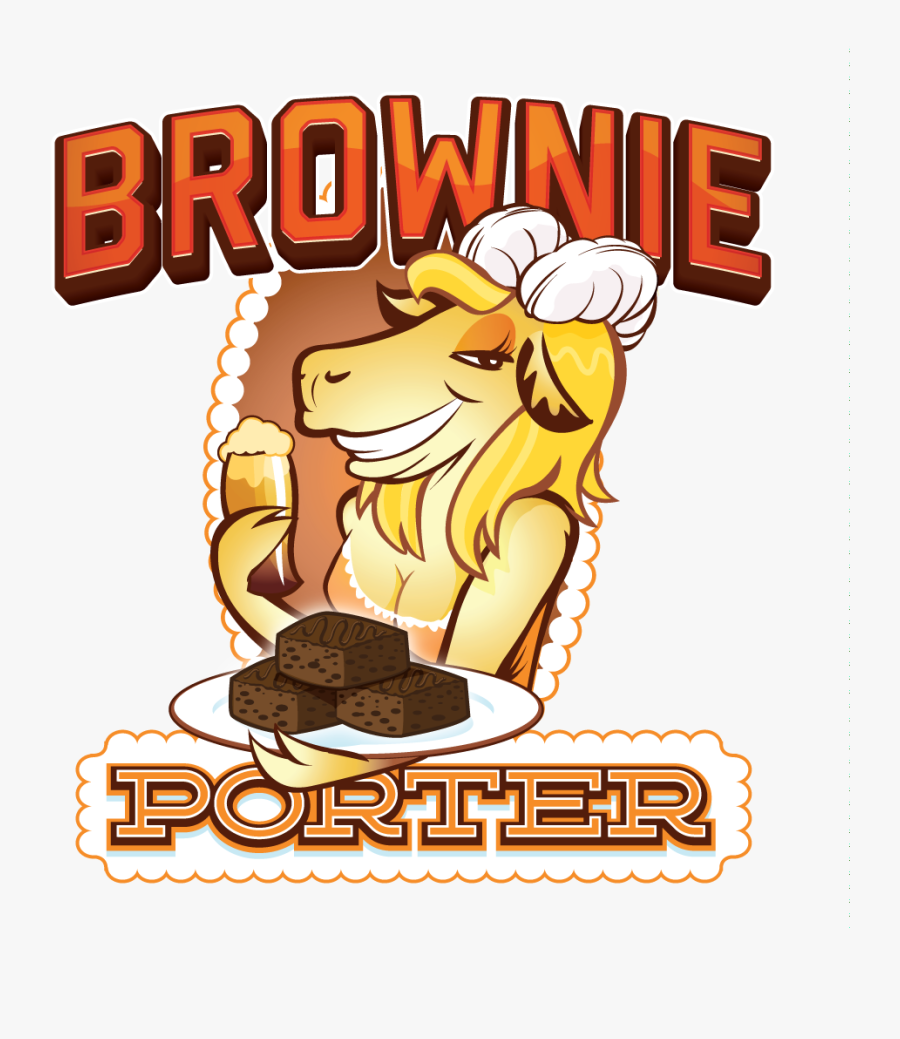 Brownieporter - Cartoon, Transparent Clipart