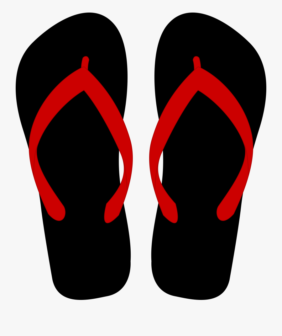 red flip flops
