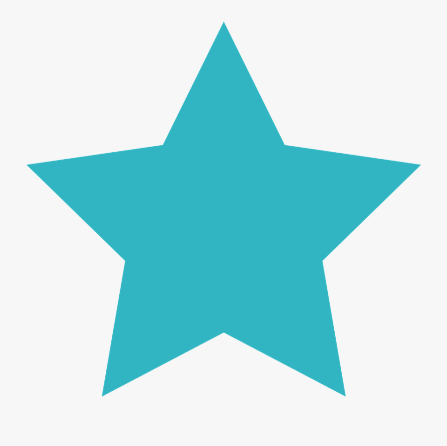 Transparent Background Blue Star, Transparent Clipart