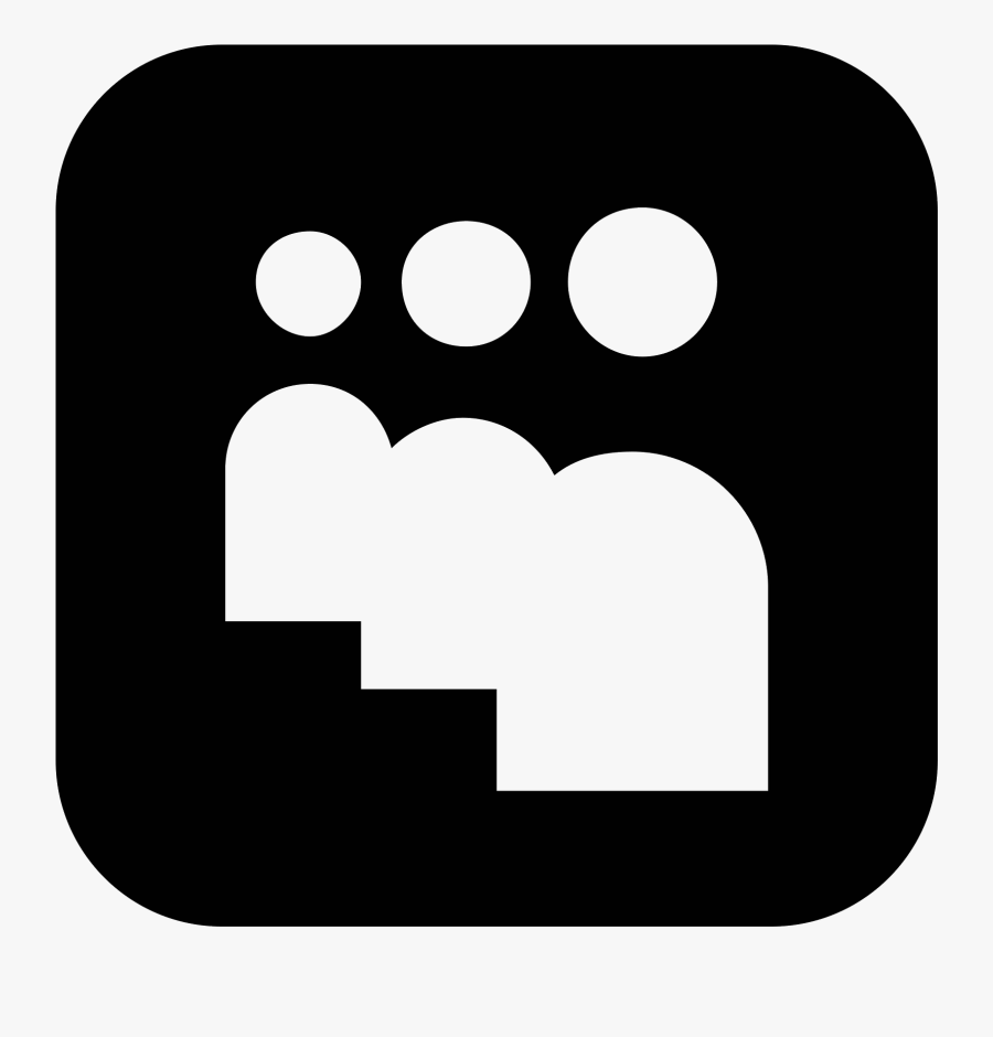Myspace App Icon - Lock Icon White Png, Transparent Clipart