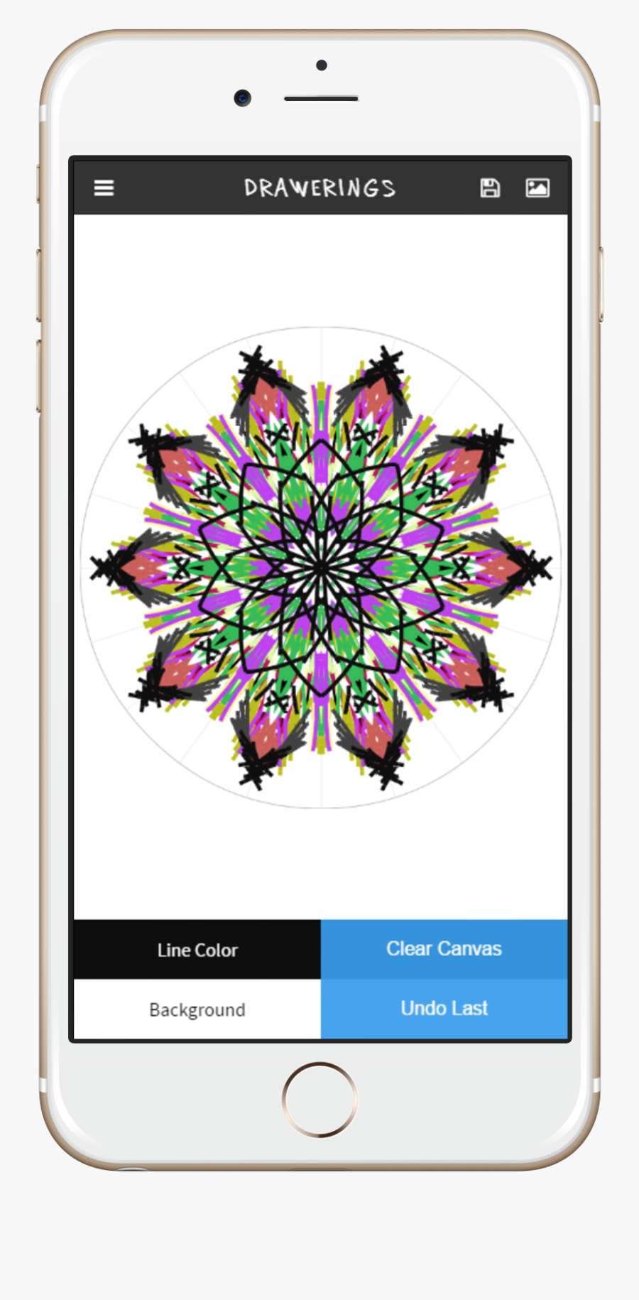 Clip Art Kaleidoscope Mandala Drawings App - Mandala App For Iphone, Transparent Clipart