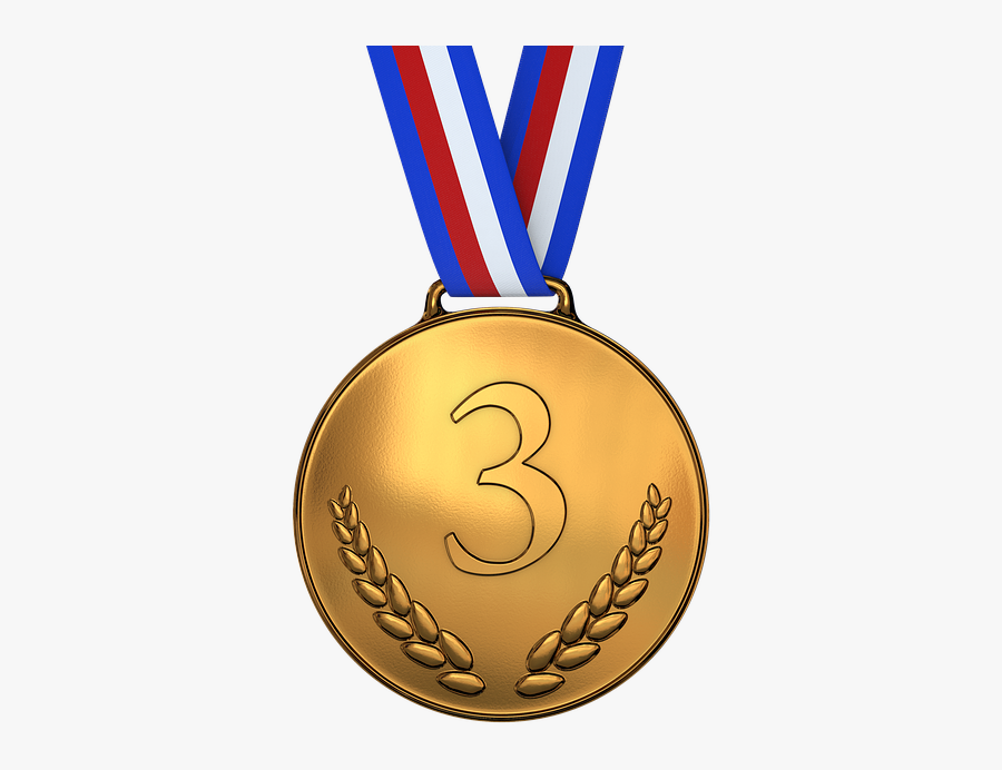 Gold Medal,award,medal - Gold Medal Clipart Transparent, Transparent Clipart