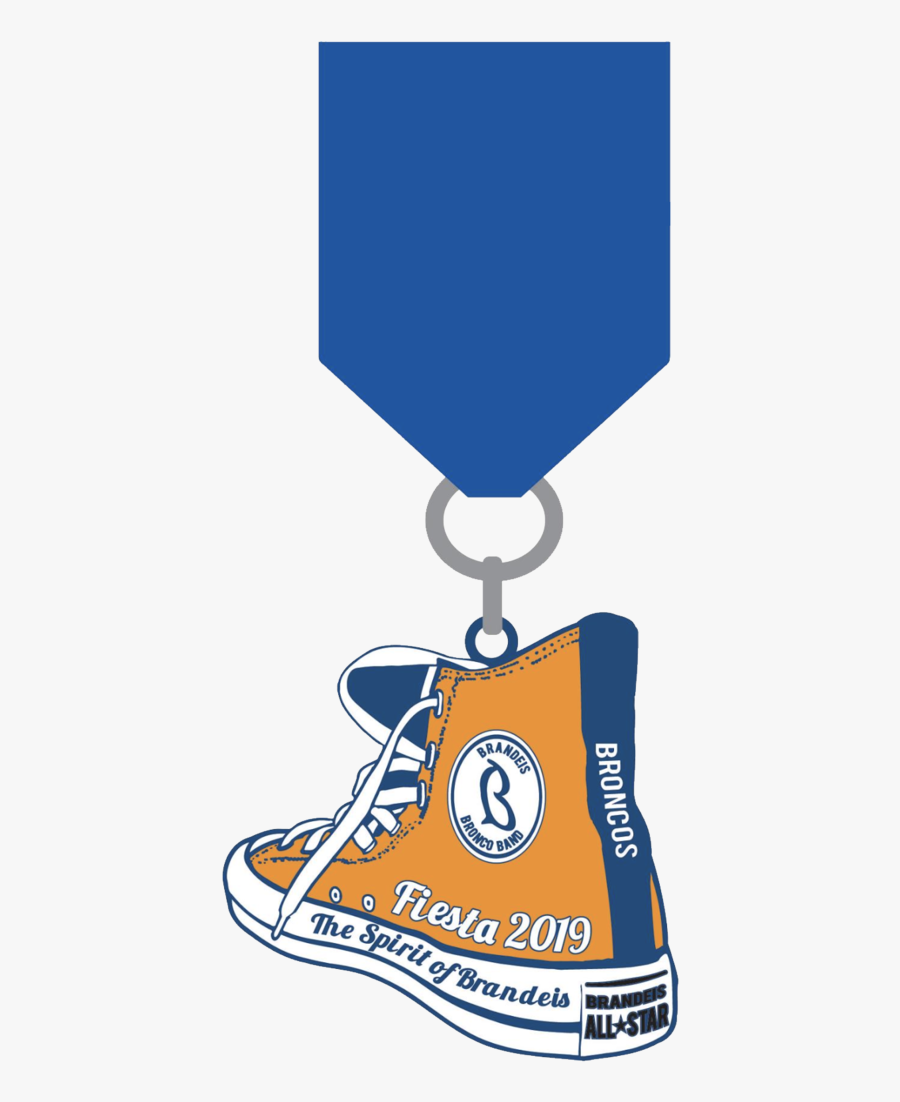 Brandeis Band Fiesta Medal In The Shape Of A Sneaker, Transparent Clipart