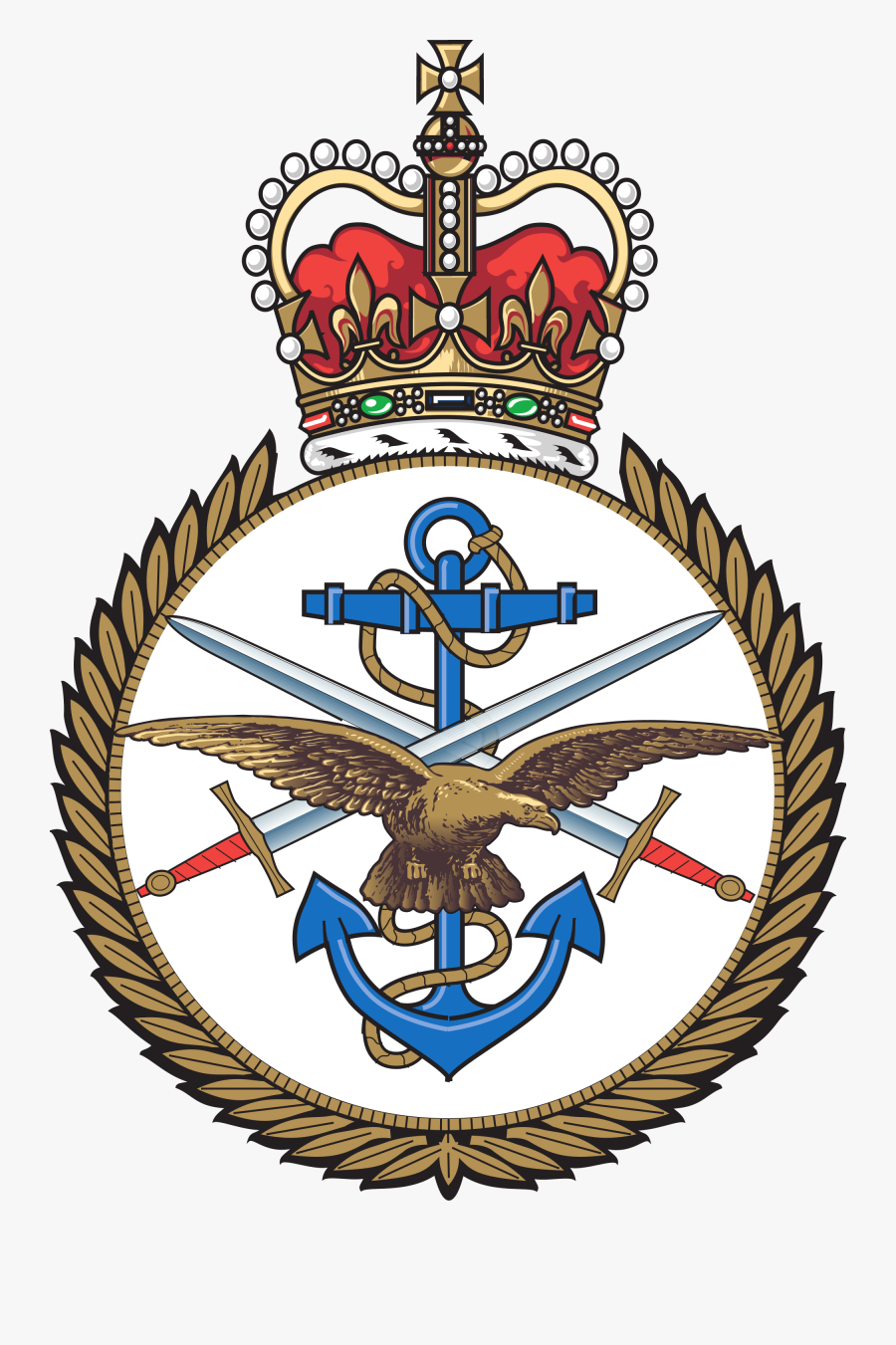 British Armed Forces Wikipedia - British Armed Forces Logo, Transparent Clipart