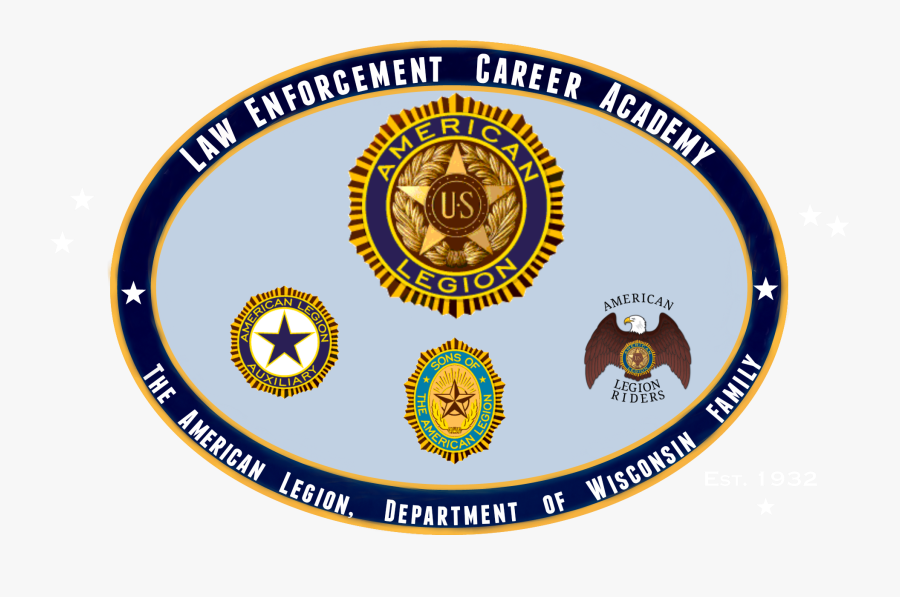 Clip Art American Legion Emblem Clip Art - Streifendienst Schild, Transparent Clipart