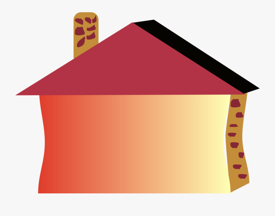 House Clipart Orange - Brick House Clip Art, Transparent Clipart