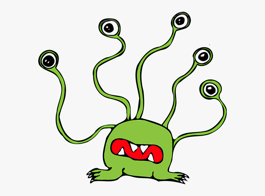 I"m A Poet - Monster With 5 Eyes, Transparent Clipart