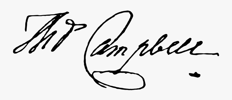 Signatures Campbell, Transparent Clipart