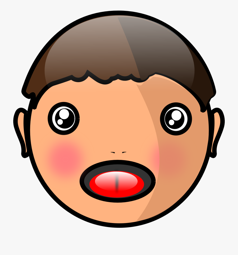 Face Boy - Clip Art, Transparent Clipart