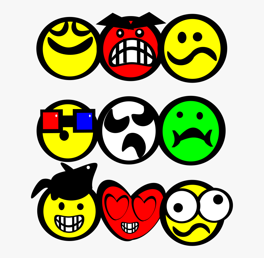 Faces 3 - Kartun Smile, Transparent Clipart