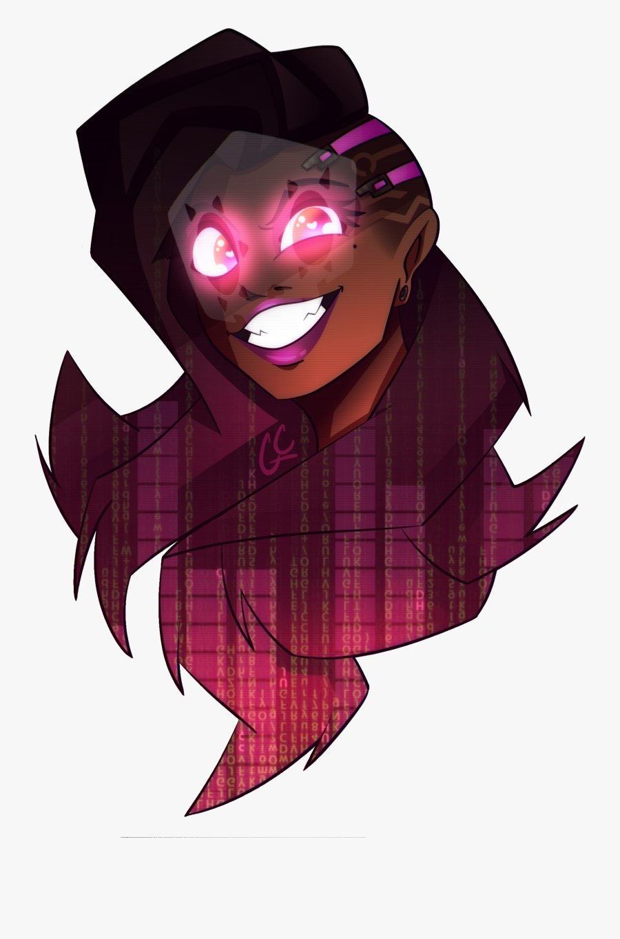 Fan Art Angry Wolf Face Transprent Png - Sombra Fan Art Transparent, Transparent Clipart