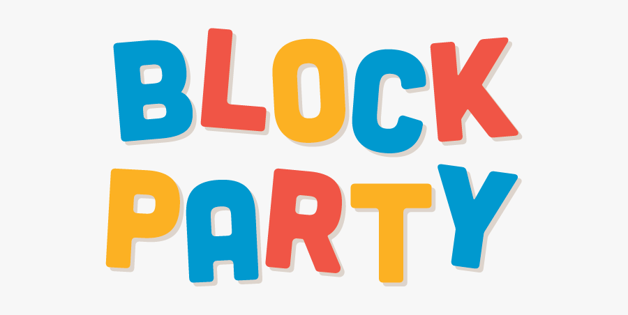 Clip Art Neighborhood Block Party, Transparent Clipart