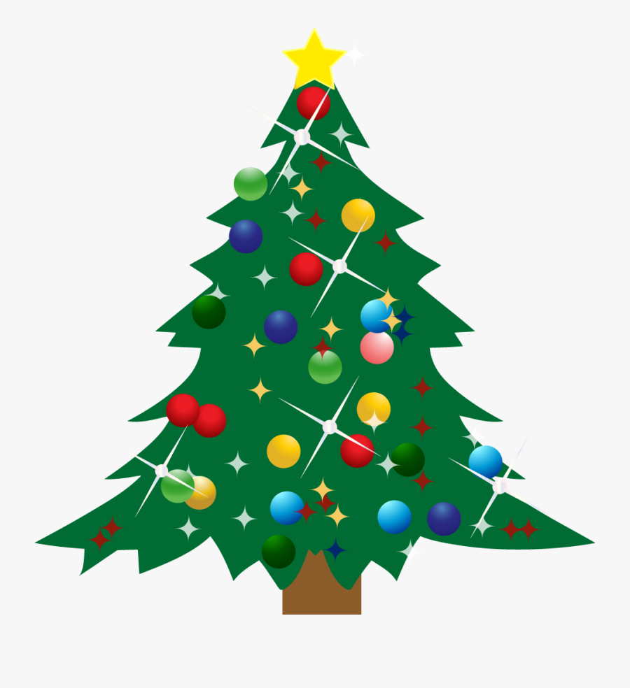 Clip Art Christmas Tree Gif Christmas Day Image - Christmas Tree Clipart, Transparent Clipart