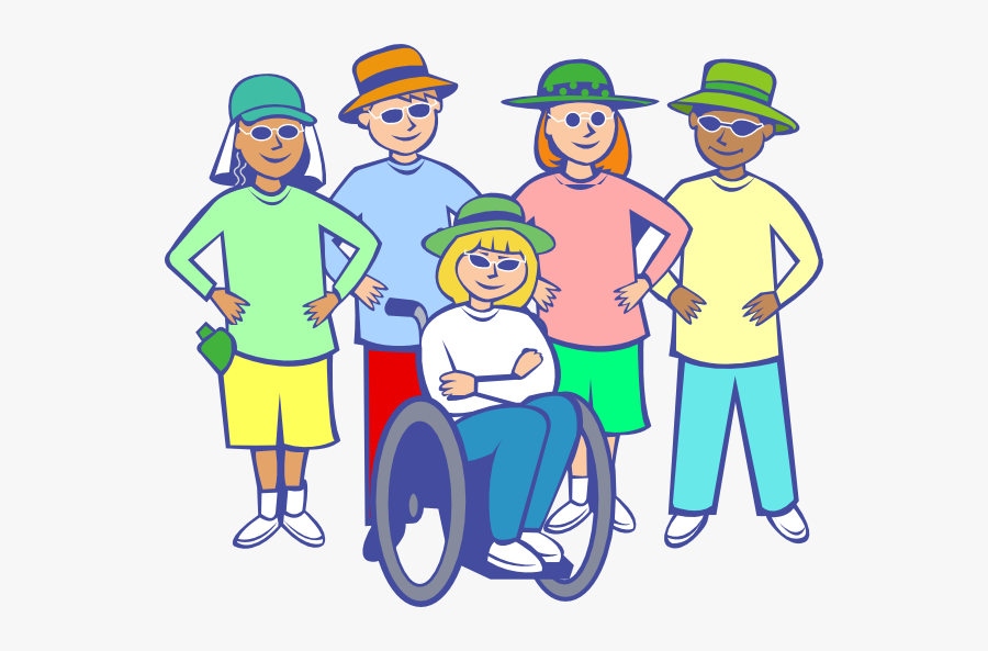 Persons With Disability Clip Art, Transparent Clipart