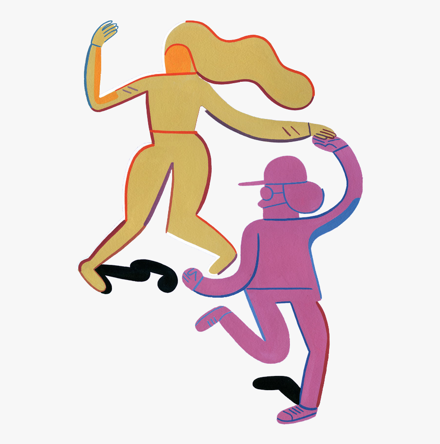 Couple Dancing - Illustration, Transparent Clipart