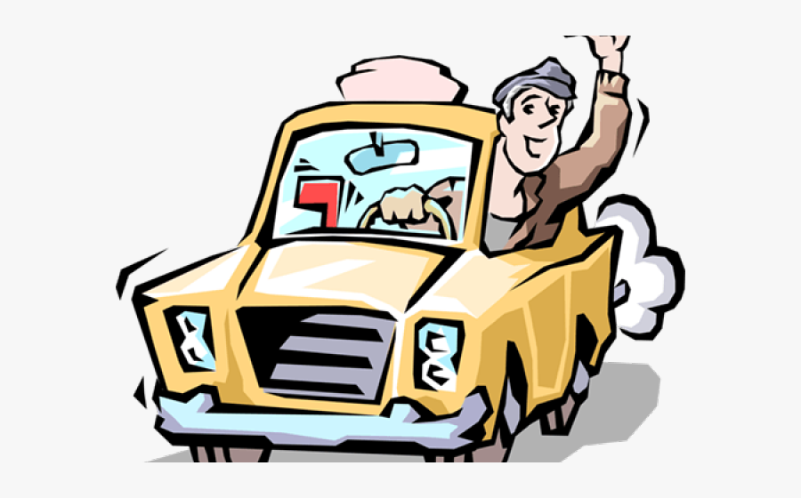 Taxi Cab Clipart Taxi Driver - Drive In A Car Clipart, Transparent Clipart