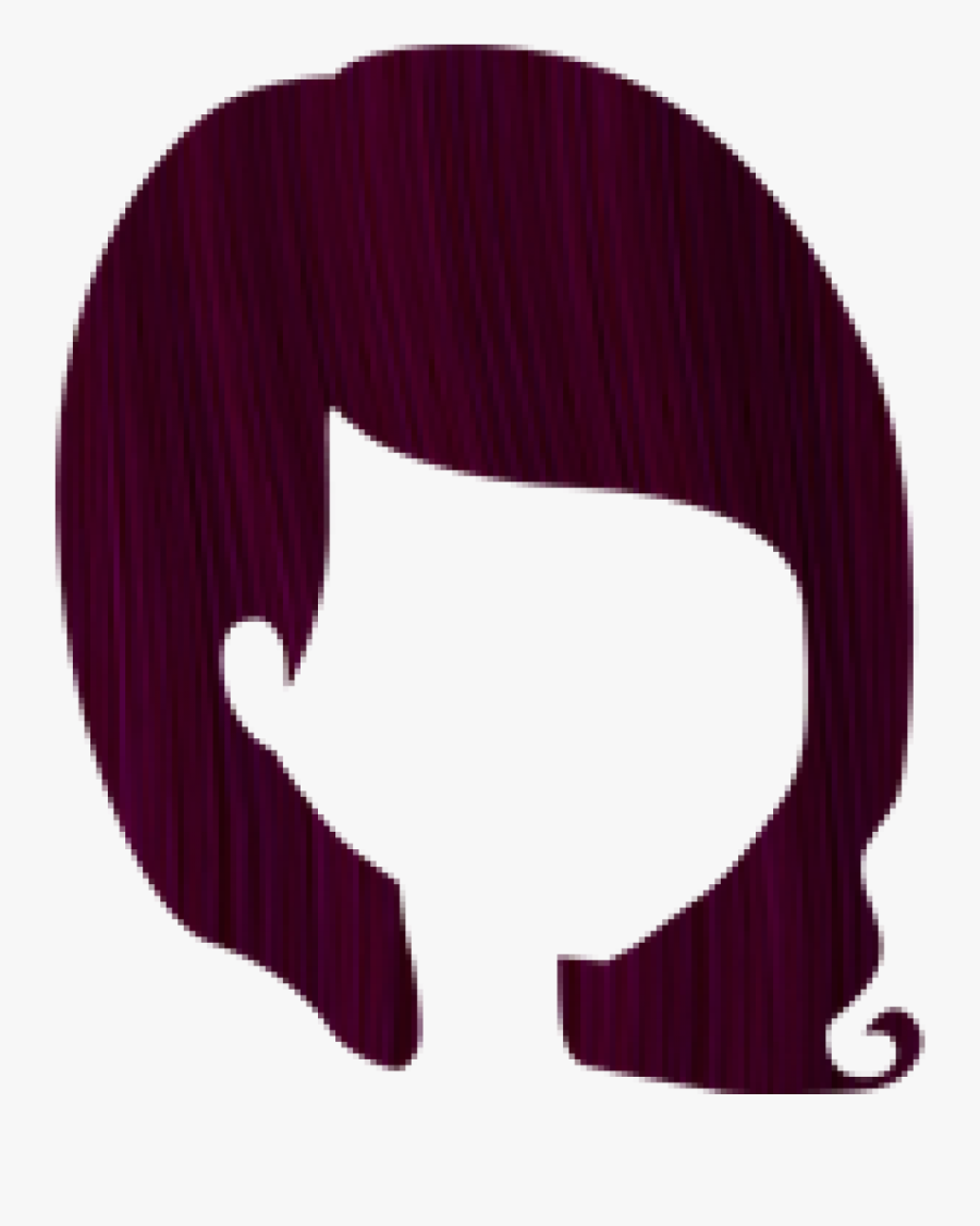 Crazy Colour Bordeaux - Burgundy Hair Clipart, Transparent Clipart