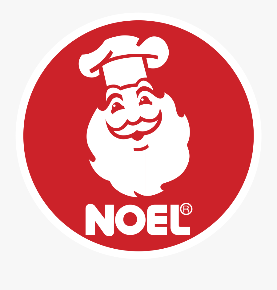Red,cartoon,logo,santa Claus,circle,fictional Character,font,facial - Galletas Noel Logo Png, Transparent Clipart